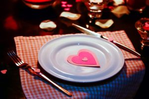 dinner set up